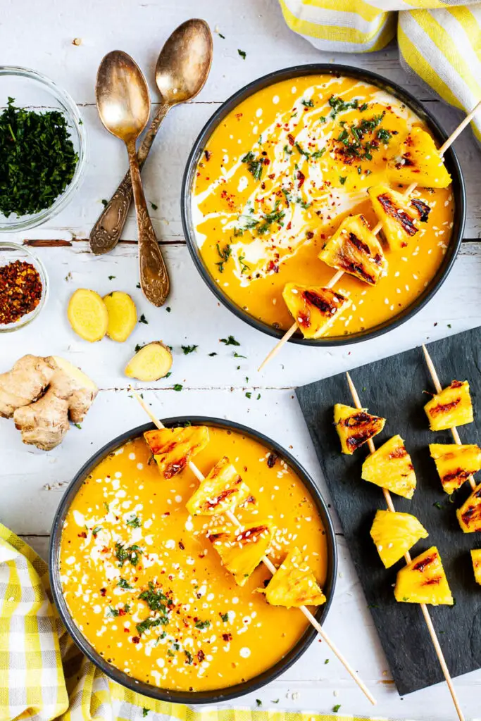 Ginger Carrot Sweet Potato Soup