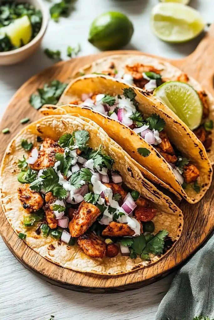 Chicken and Chorizo Tacos