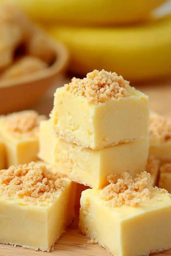 stack of banana fudge