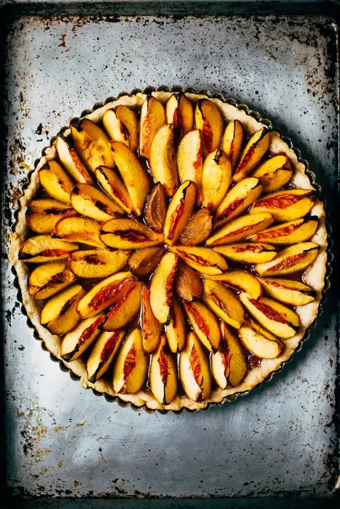 Brown Butter Nectarine Tart