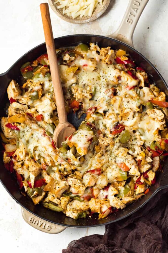 Chicken Cheesesteak Skillet 