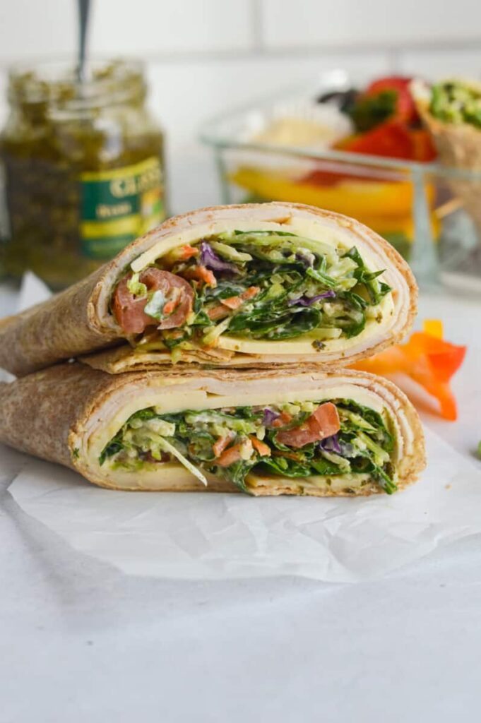 Chicken Spinach Wraps