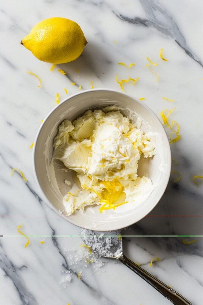 Chop the butter into small pieces and place them in a bowl.