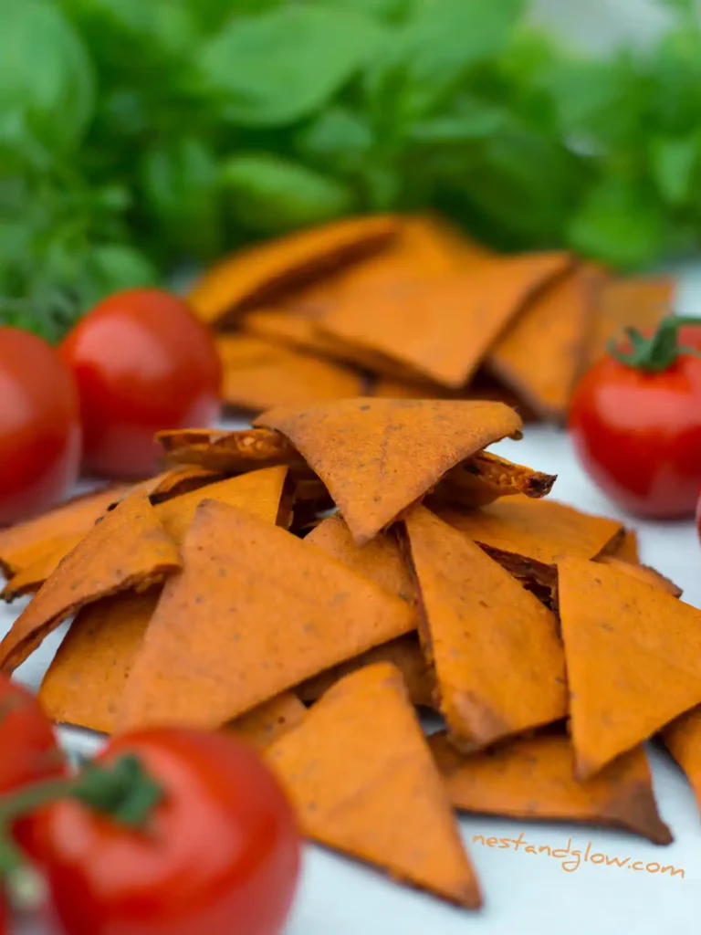 Tomato & Basil Lentil Chips