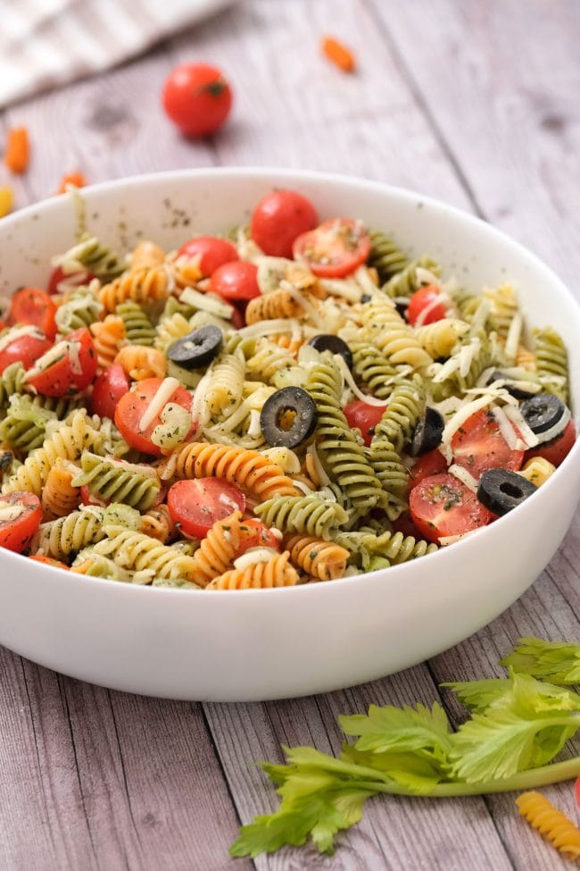 Tri Color Italian Pasta Salad