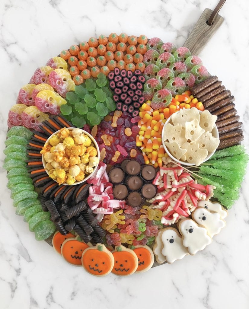 Halloween Candy Charcuterie Board