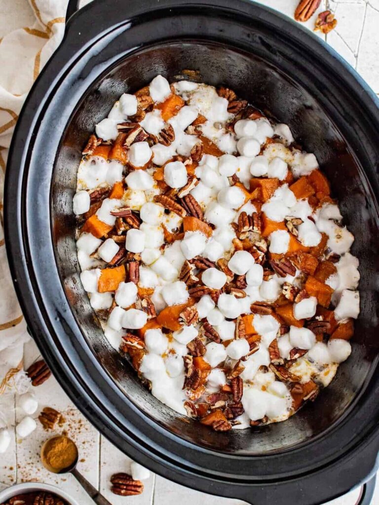 Slow Cooker Sweet Potato Casserole