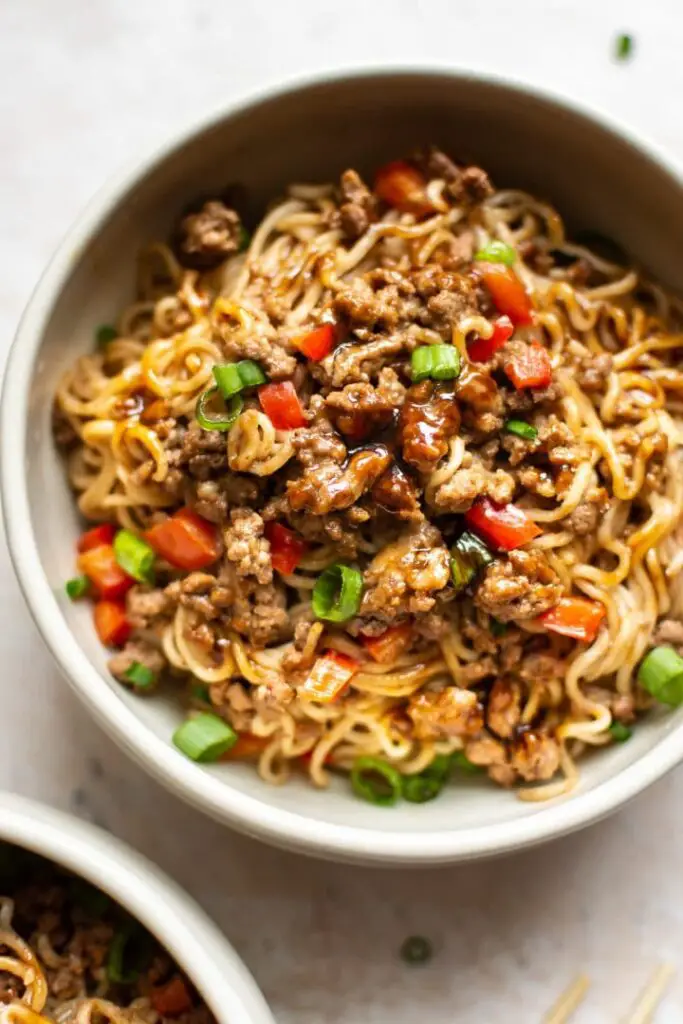 Beef Ramen Noodles (Stir Fry)