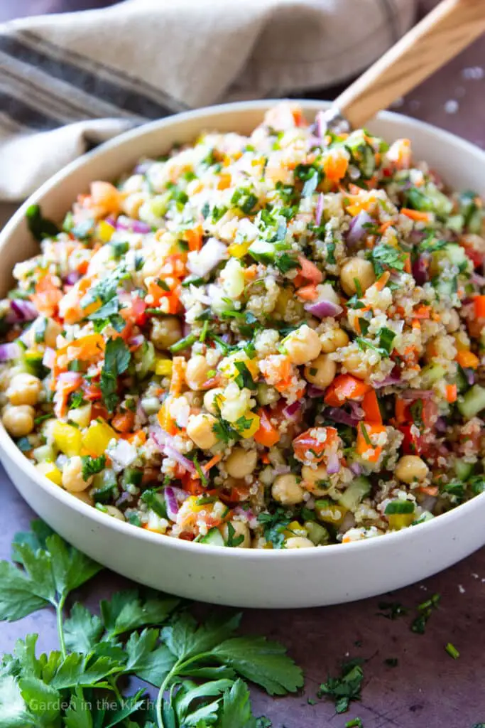 Quinoa Chickpea Salad