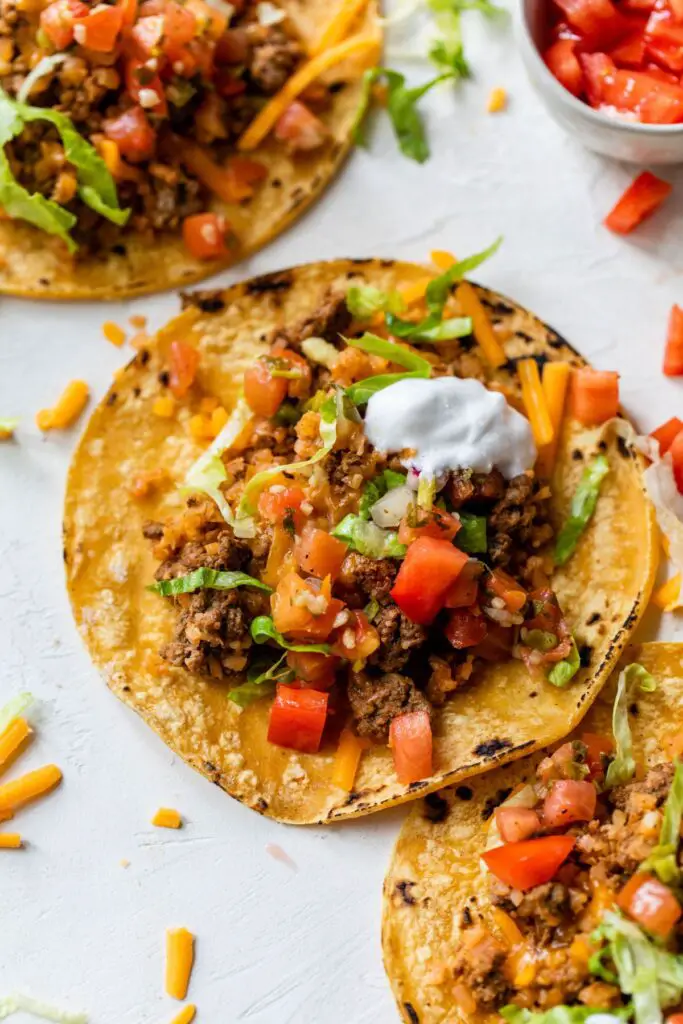 Ground Taco Meat with Cauliflower Rice