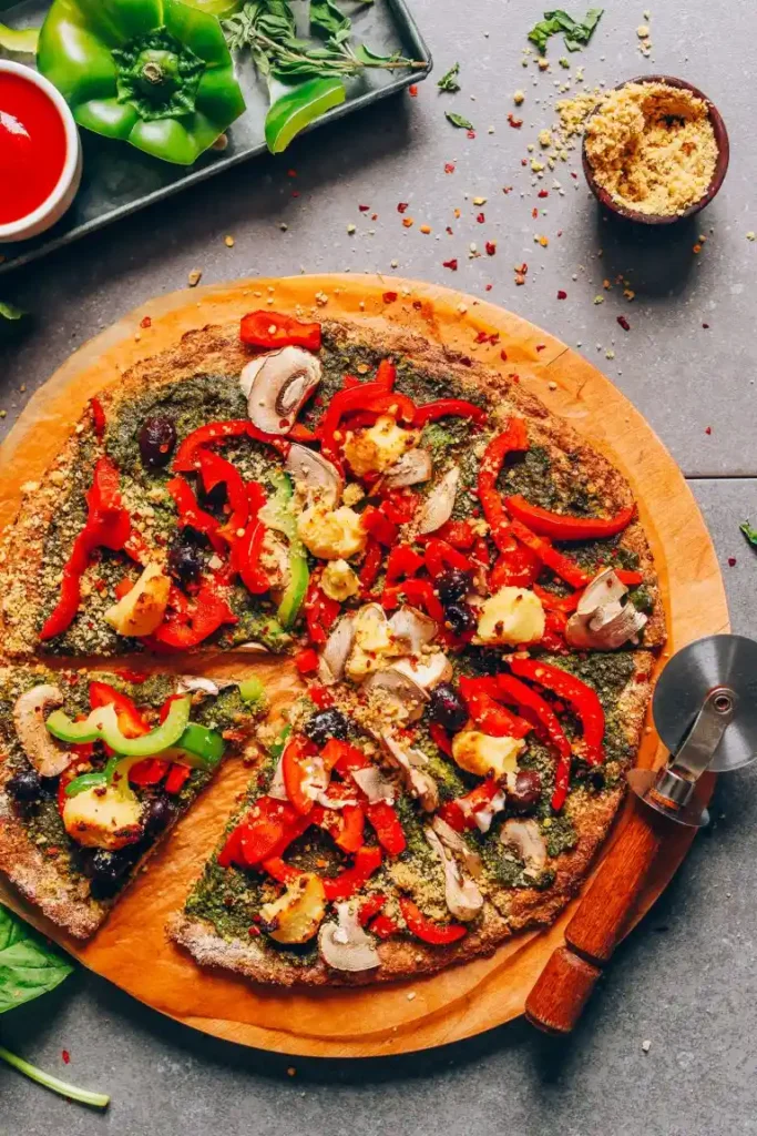 Vegan Cauliflower Pizza Crust