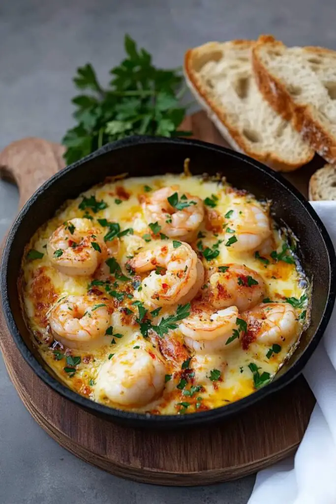 Shrimp Cargot with bread