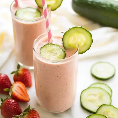 Strawberry Cucumber Smoothie