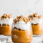 Sweet Potato Mousse in glass