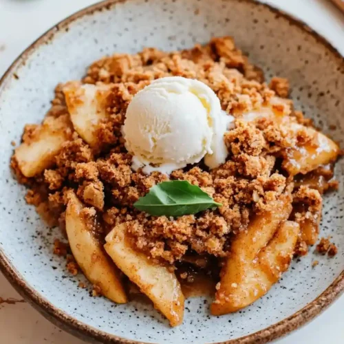 Apple Crisp Without Oatmeal