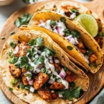 Chicken and Chorizo Tacos