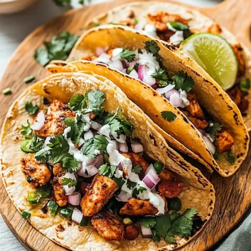Chicken and Chorizo Tacos