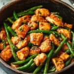 Green Beans Chicken Recipe in dish