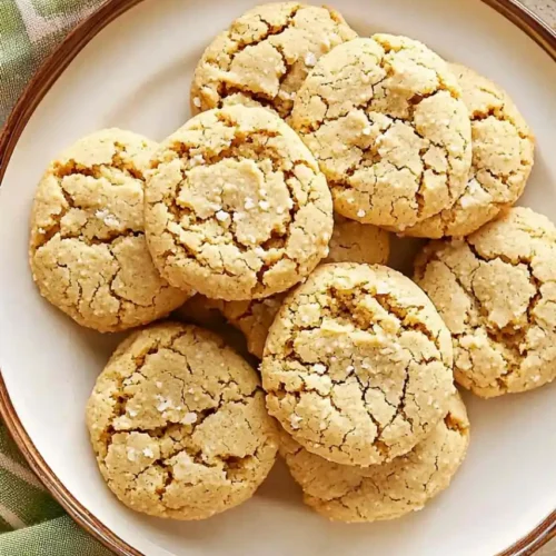 a plate fill with butter nut cookies