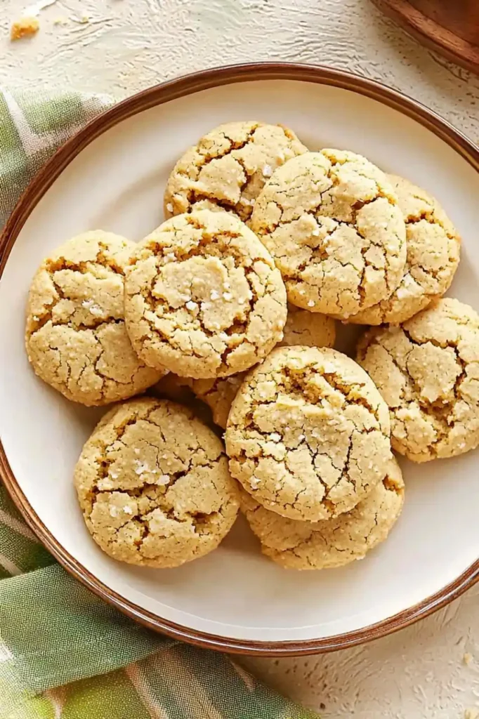 a plate fill with butter nut cookies