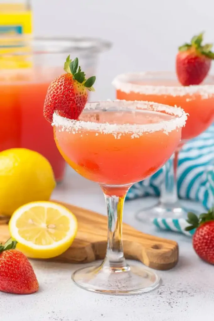Strawberry Lemon Drop Martini