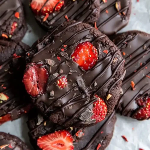 Chocolate Covered Strawberry Cookies