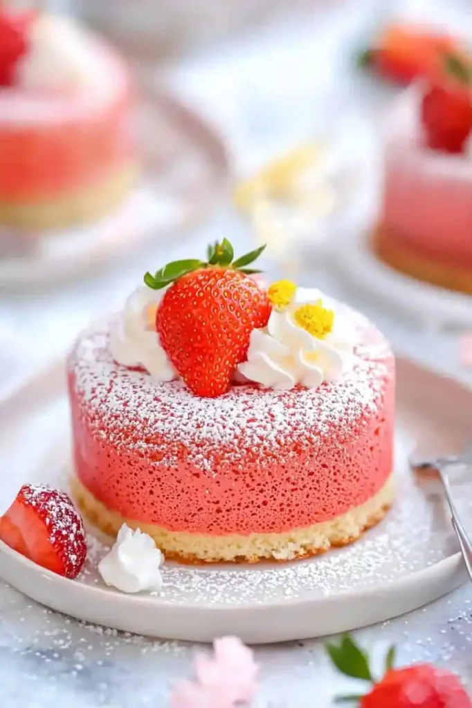 Strawberry Lava Cake