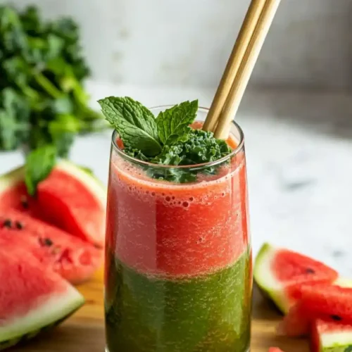 Watermelon and Kale Smoothie