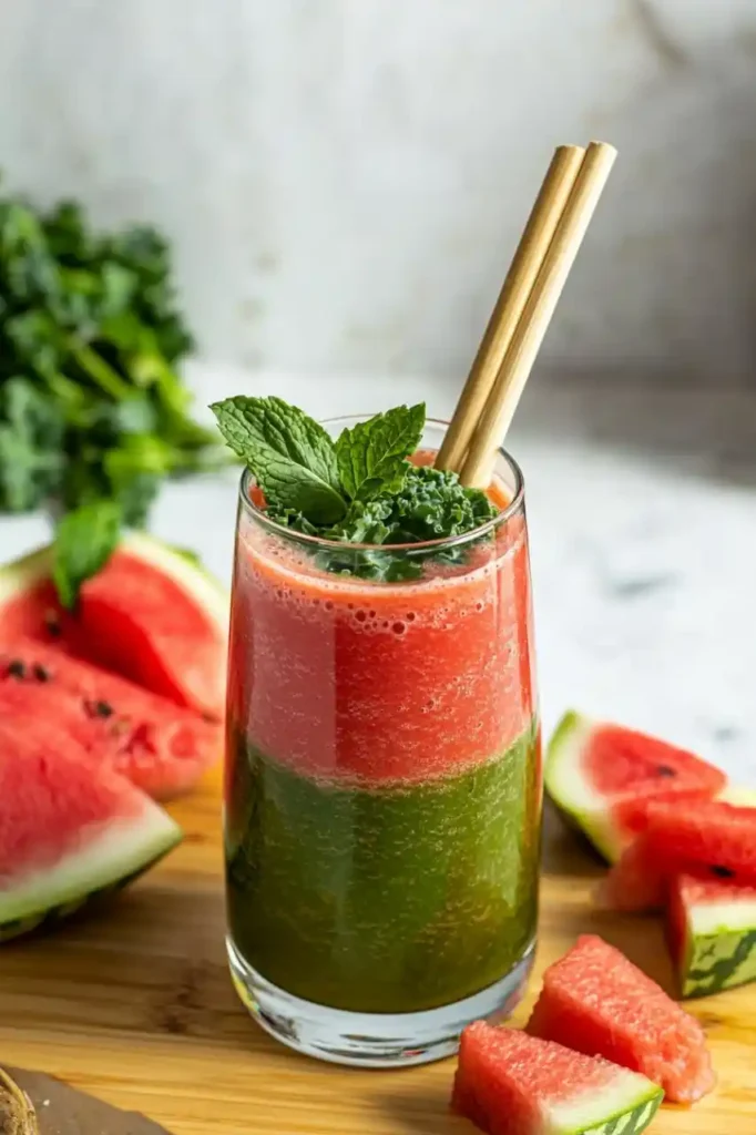 Watermelon and Kale Smoothie