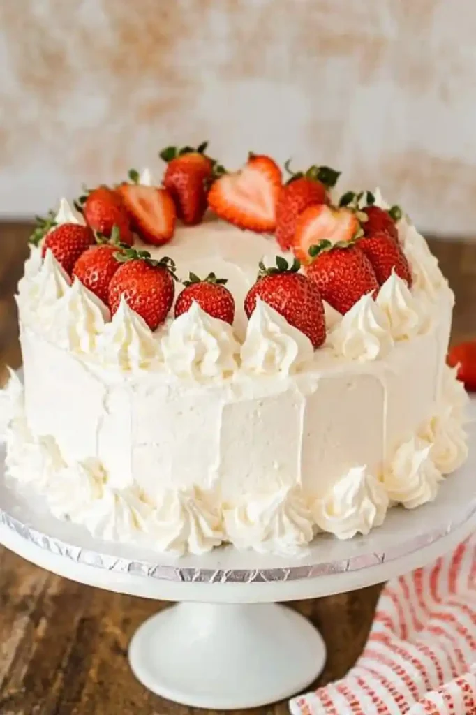 Strawberry White Cake