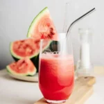 glass of  Watermelon Agua Fresca