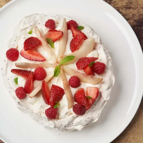 strawberry white cake