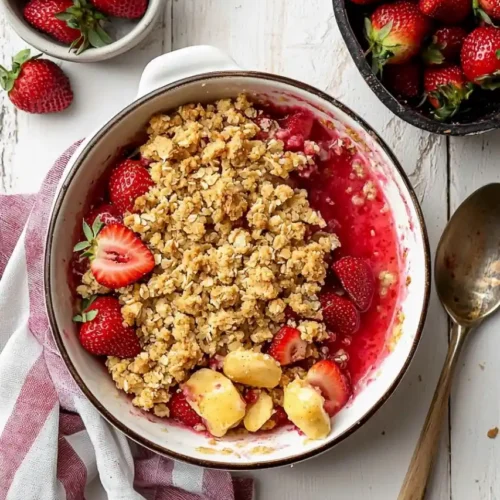 Strawberry Crumble