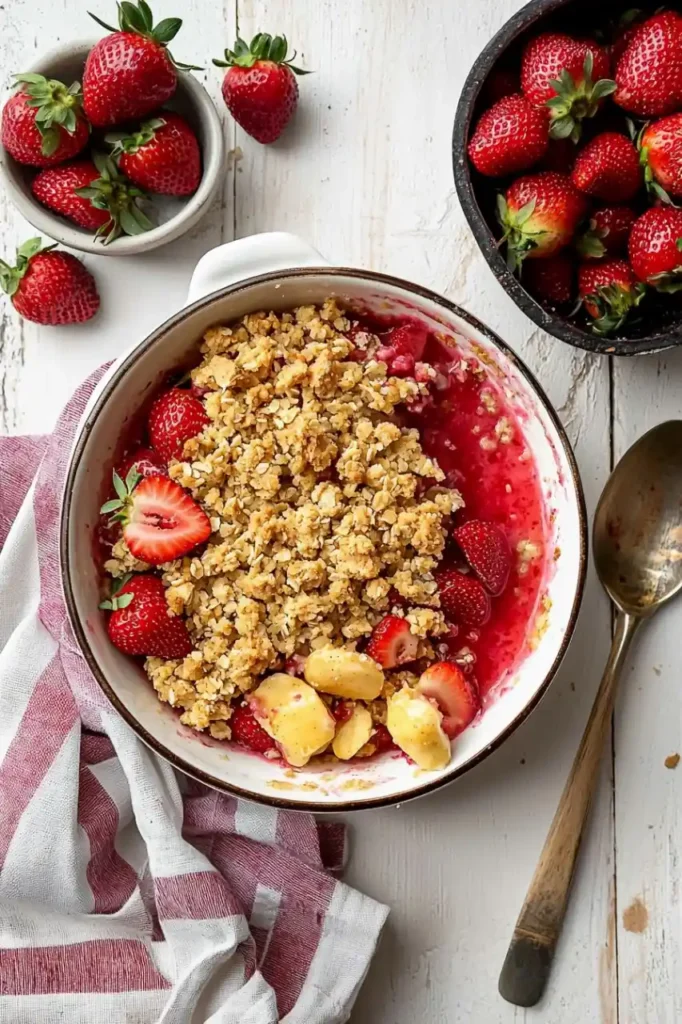 Strawberry Crumble
