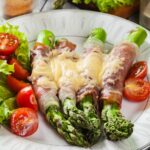 Prosciutto Wrapped Asparagus With Cream Cheese