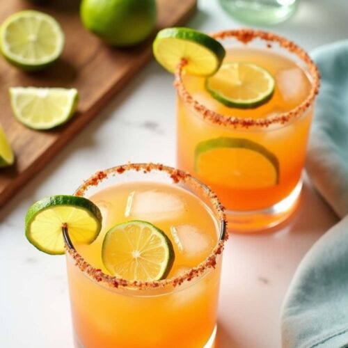 close-up of a vibrant red Texas Roadhouse Porch Rocker cocktail in a tall, textured glass