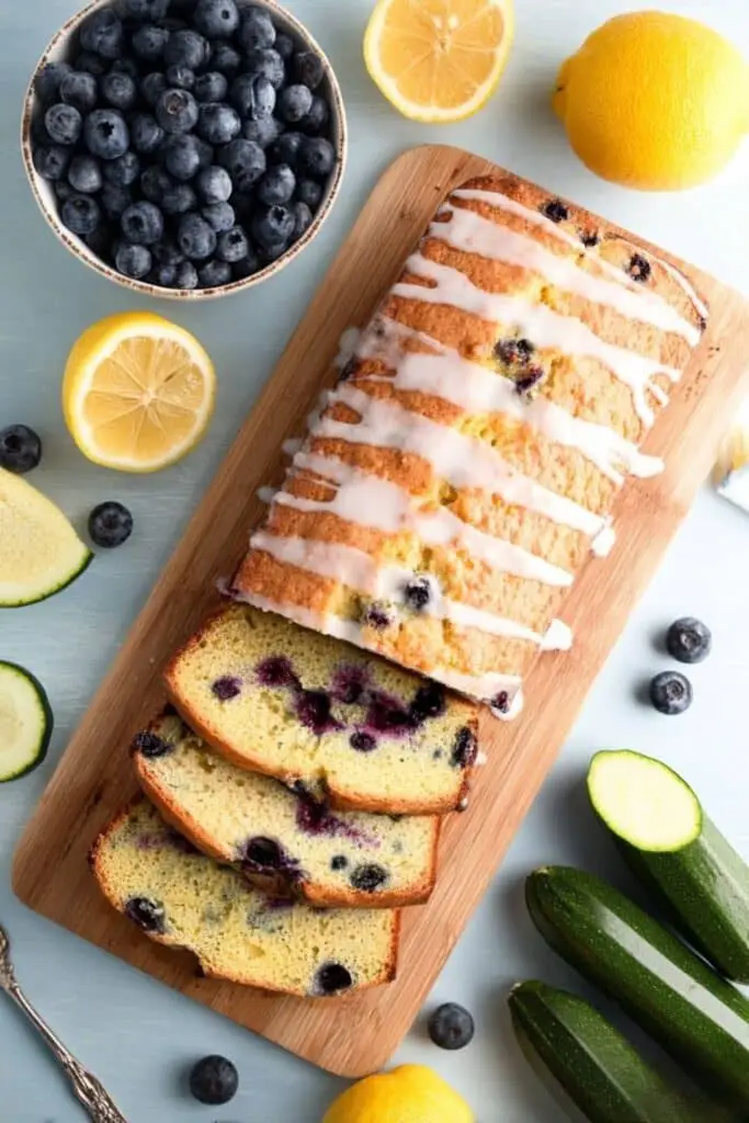 Bread with lemon glaze