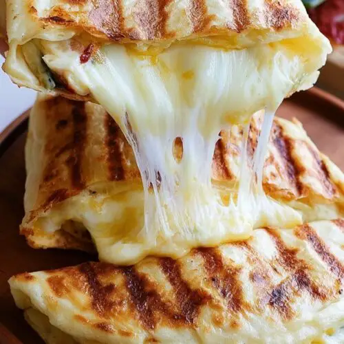 Cheesy Flatbread Sandwiches