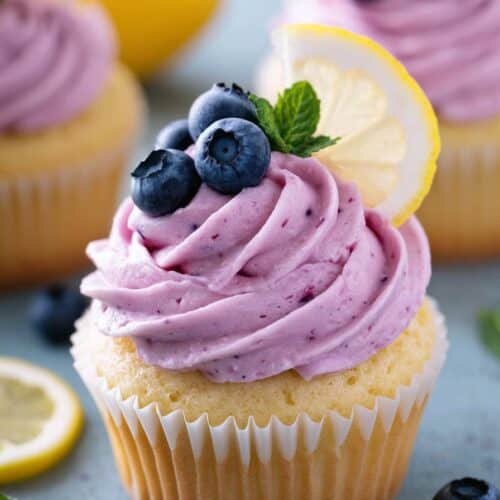 Lemon-Cupcakes close view